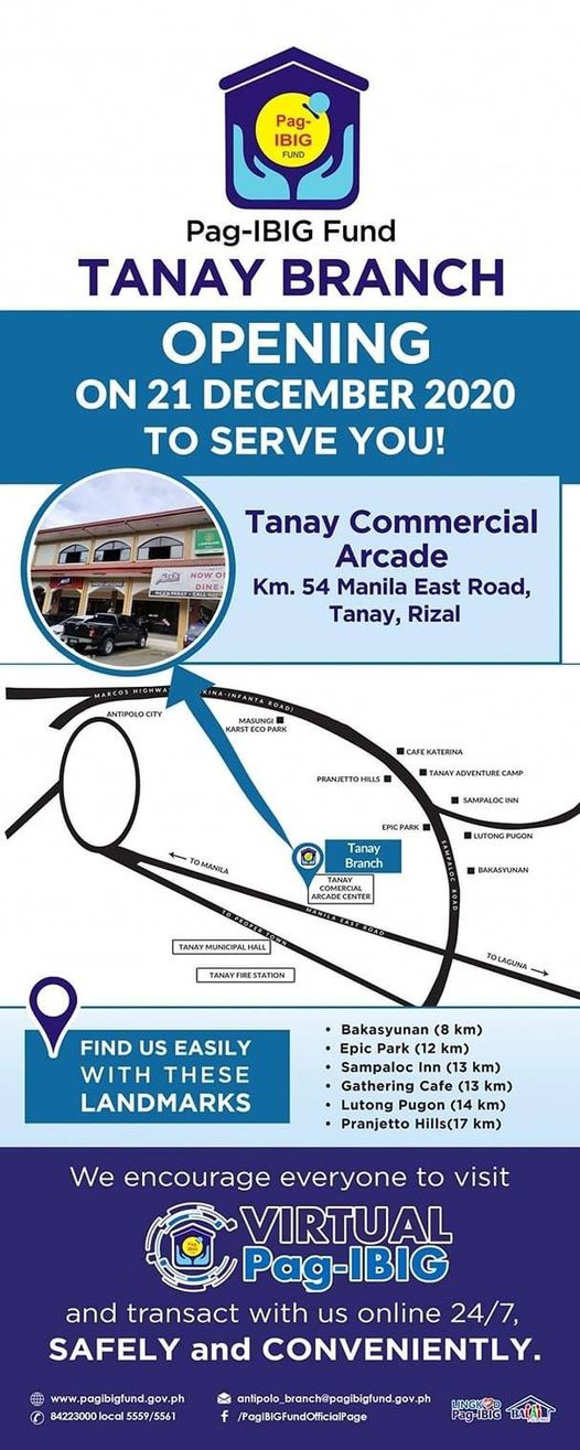 Pag-ibig Fund - TANAY BRANCH