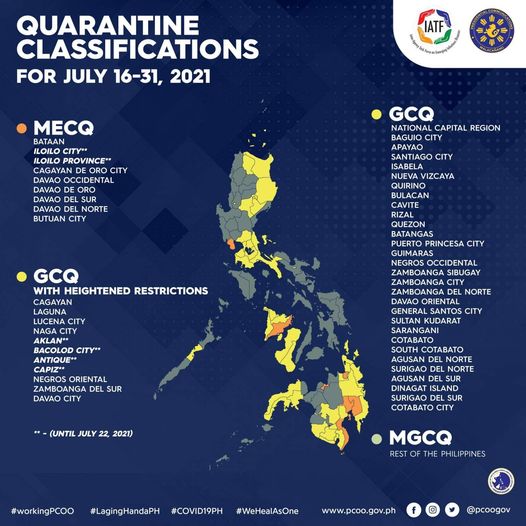 Quarantine Classifications