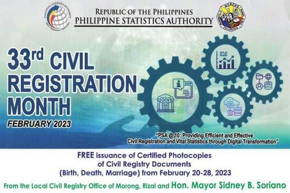 33RD CIVIL REGISTRATION MONTH