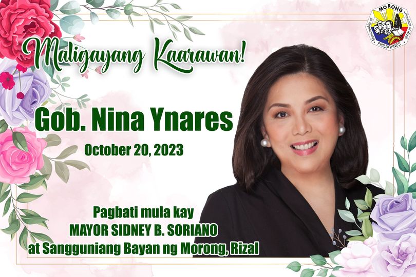 MALIGAYANG KAARAWAN! GOB. NINA YNARES